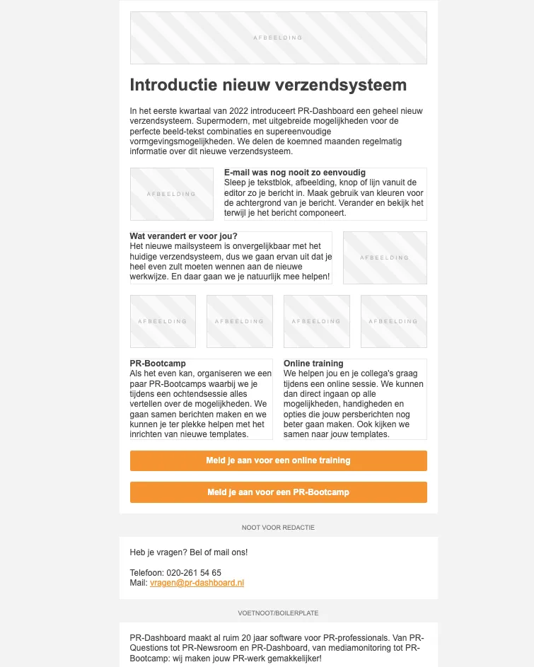 Afbeelding bij artikel Ontwikkelingen 2022: een nieuw verzendsysteem en meer