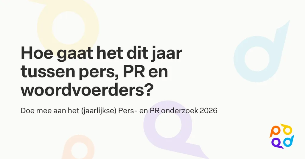 Afbeelding bij artikel Grote Pers & PR Onderzoek 2026 van start: PR-professionals opgeroepen om deel te nemen
