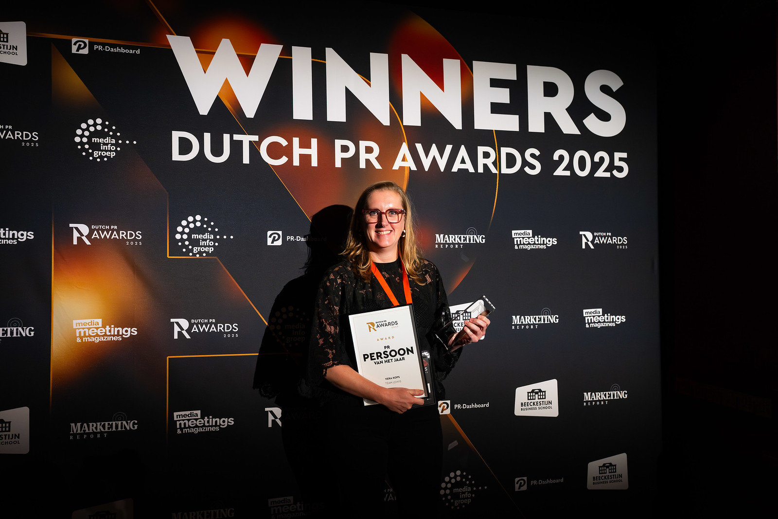 Vera Kops is PR Persoon van het jaar. Foto van Jurgen Jacob Lodder